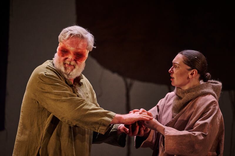 King Lear: Stuart Graham and Hazel Clifford. Photograph: Ros Kavanagh