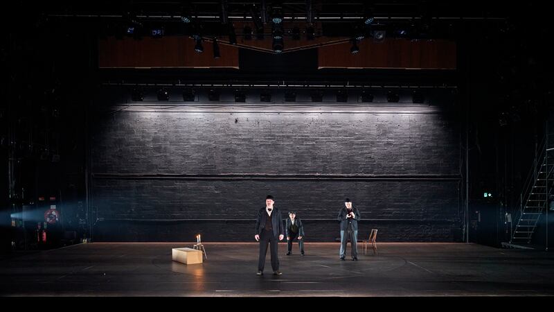 The Plough and the Stars: Dan Monaghan, Michael Glenn Murphy and Thommas Kane Byrne. Photograph: Ros Kavanagh