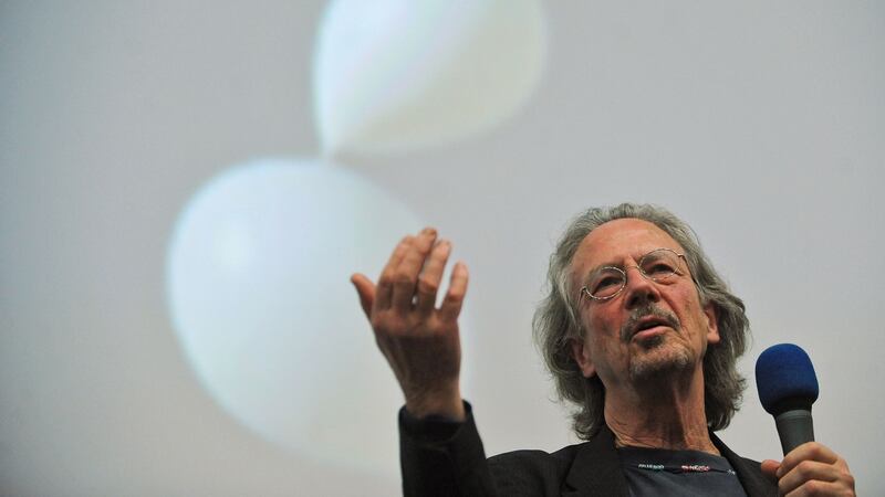 Peter Handke, who was awarded the 2019 Nobel Literature Prize. Photograph: Francisco Leong / AFP / Getty Images