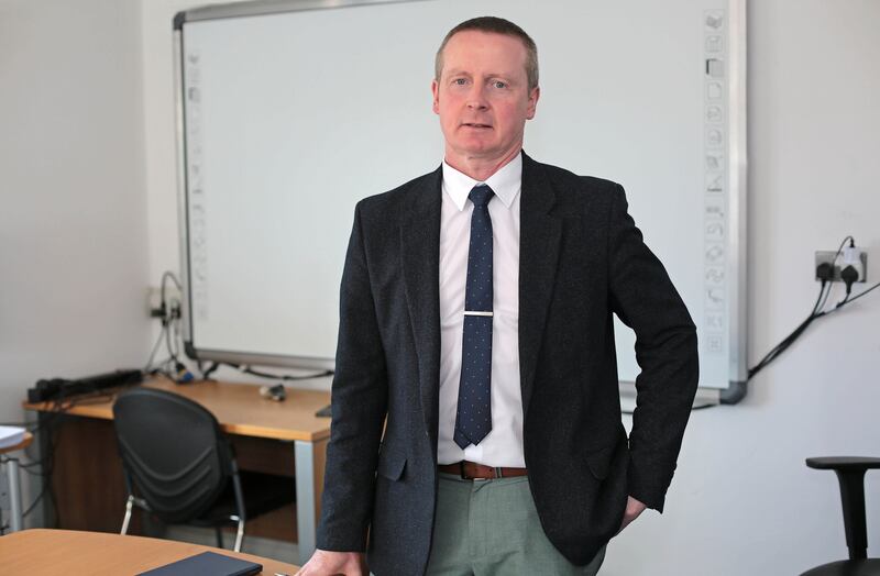 Detective Inspector Paddy McGirl offers advice to those affected. Photograph: Shelley Corcoran for The Irish Times