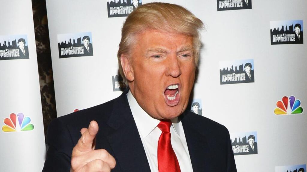 Donald Trump told ‘The Irish Times’ he plans to spend “far, far in excess” of the reported €15 million he paid for the golf course, but wouldn’t name a final sum. Photograph: Getty