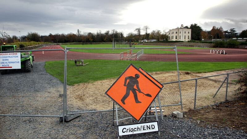The UCD running track, pictured in 2011. Photograph: Cathal Noonan/Inpho