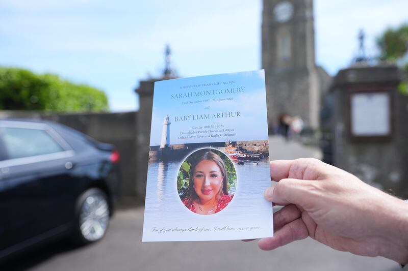 Killing of pregnant Co Down woman (27) has left ‘deep wound’ on family and community, funeral hears