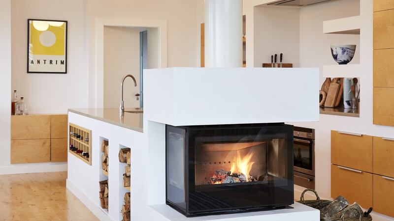 A Rocal wood-burning stove from Wilsons in Belfast