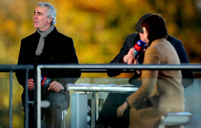 McGuinness exercises his analytical skills working for Sky Sports. File photograph: Ryan Byrne/Inpho