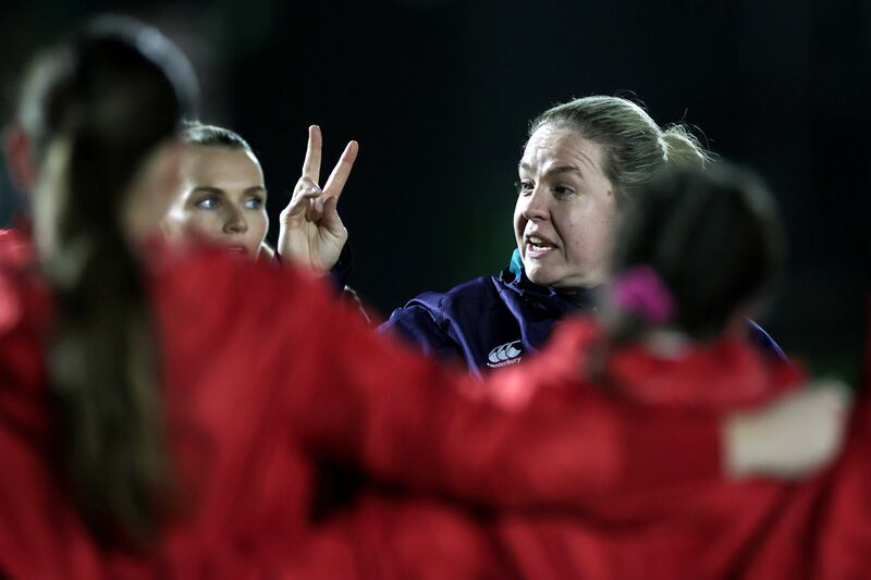 Clovers' assistant coach Niamh Briggs. Photograph: Laszlo Geczo./Inpho