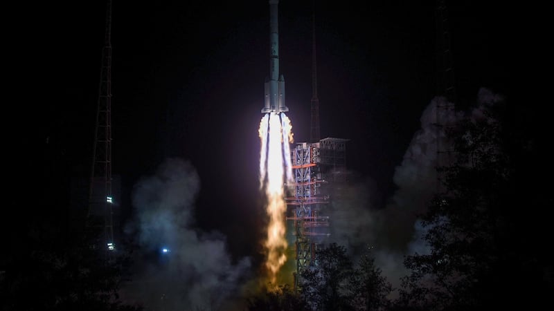 The 3B rocket’s destination on the dark side of the moon would be  a global first. Photograph: Getty Images