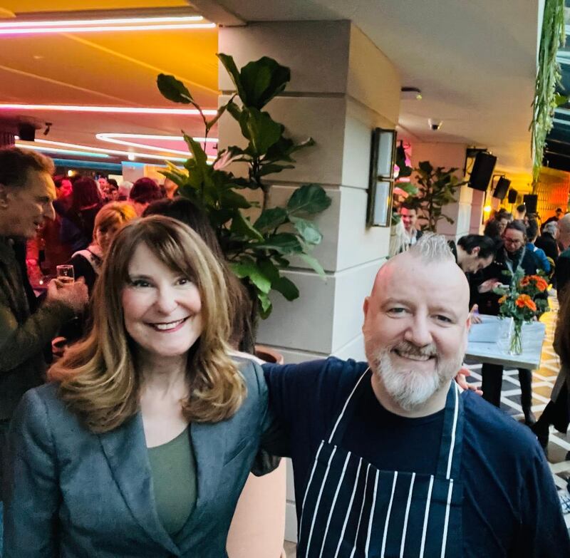 Patricia Killeen and chef Gary O’Hanlon at Paris’s newest Irish hotspot O’Sullivans Bar & Grill Bastille