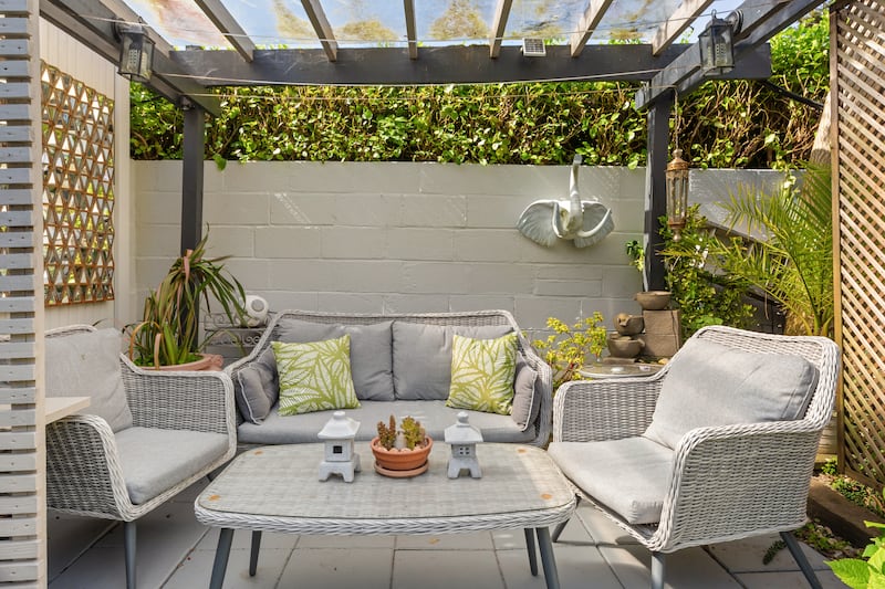 Gazebo seating area