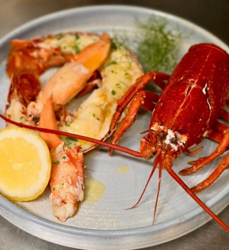 Lobster at An Síbín in Lauragh in Co Kerry. Photograph: Instagram