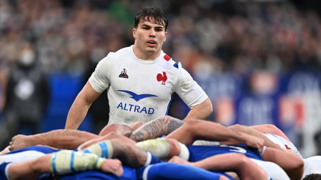 Antoine Dupont is likely to improve for his run out against Italy. Photograph: Shaun Botterill/Getty