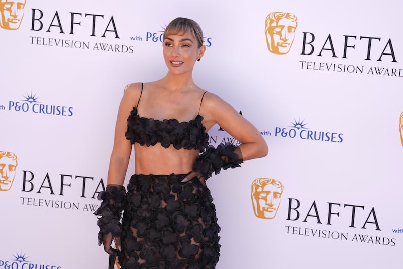 Frankie Bridge. Photograph: Jordan Pettitt/PA Wire 