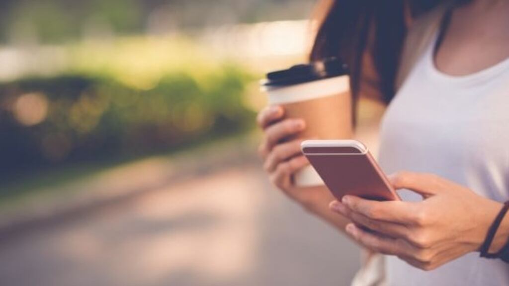 When a person clicks on the link in the scam text message, they are  asked to provide their bank account details. Photograph: iStock