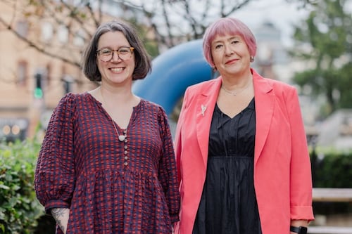 Siobhán Flynn and Sarah Davy win Mairtín Crawford Awards