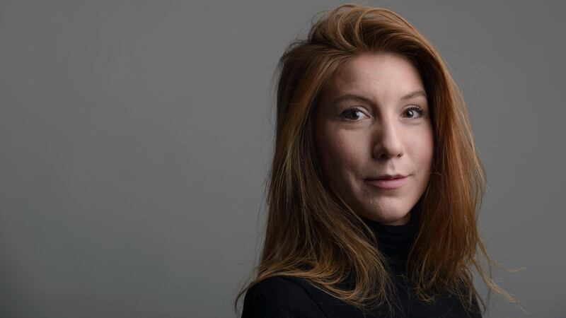 Journalist Kim Wall, who vanished on August  10th, when she left the port of Copenhagen on the UC3 Nautilus, a submarine built and operated by Peter Madsen. Photograph:  Tom Wall via The New York Times