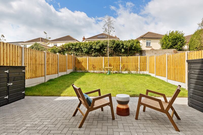 All houses have good-sized gardens