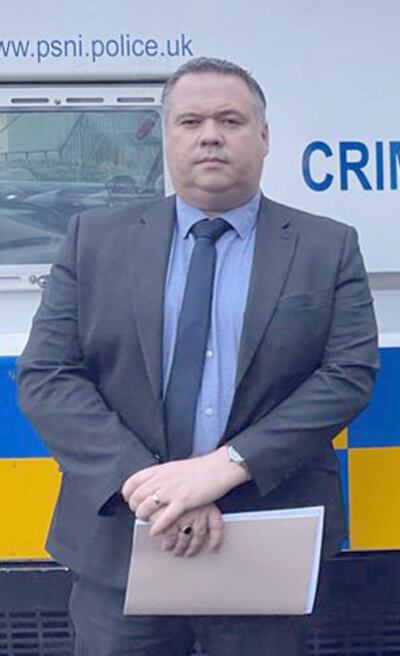 Det Chief Insp Caldwell has been left with life-changing injuries. Photograph: Jonathan McCambridge/PA Wire 