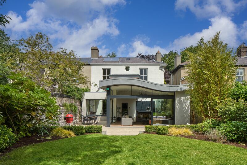 Rear of property