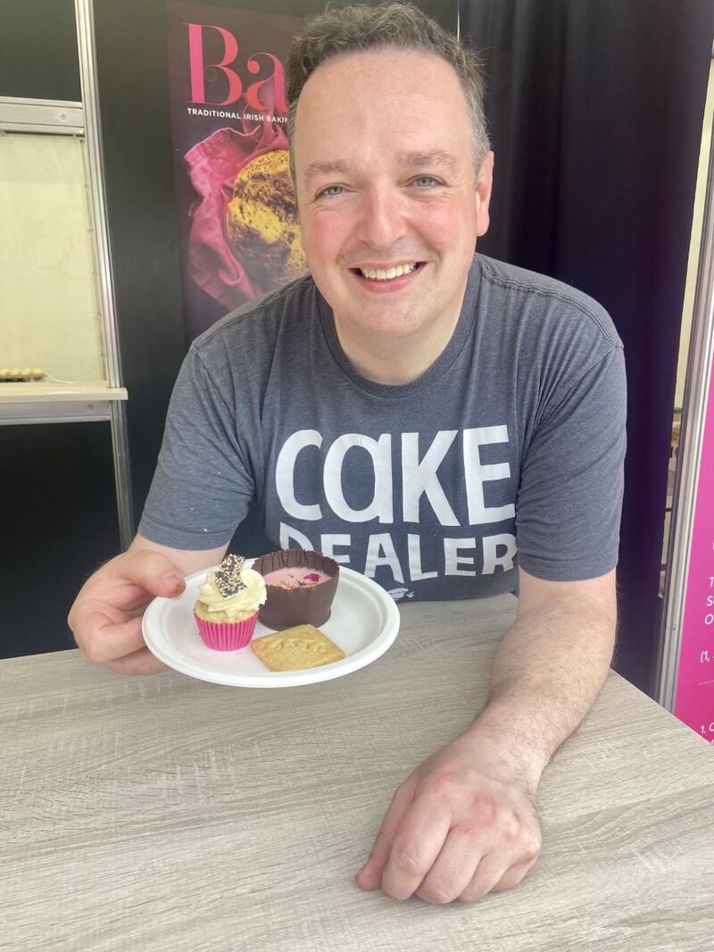 If you want something sweet, Graham Herterich, aka the Cupcake Bloke, has a stall selling bakes from his forthcoming cookbook