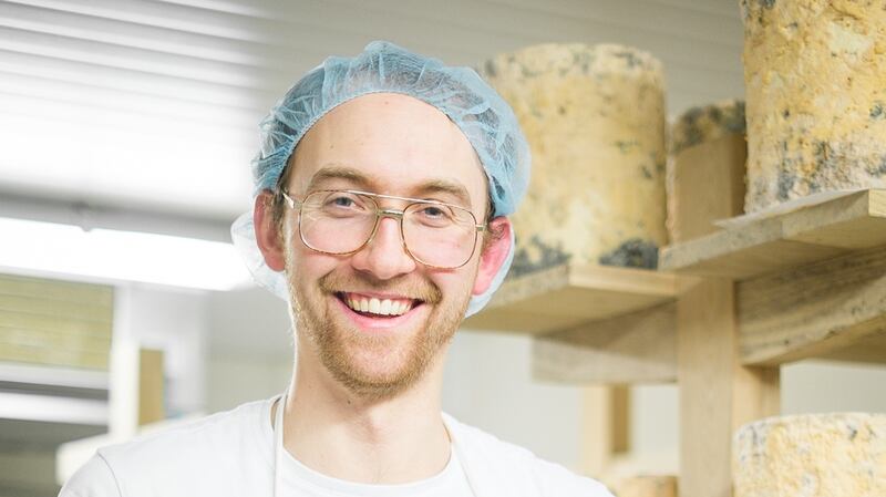 Mike Thomson of Mike’s Fancy Cheese, which makes Young Buck cheese.