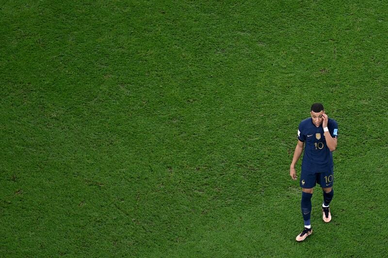 Argentina have done a stellar job of keeping Mbappé quiet so far. Photograph: Antonin Thuillier/AFP via Getty Images