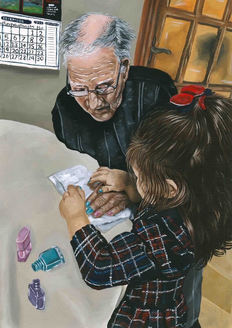 Second prize in category B: Granda's Turn! by Kerri Doherty (15), a student at the Abbey Vocational School in Donegal Town.