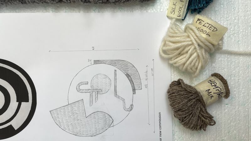 Ceadogan, in collaboration with Richard Malone, is making an abstract shaped rug never made before in a nod to Eileen Gray’s forms.