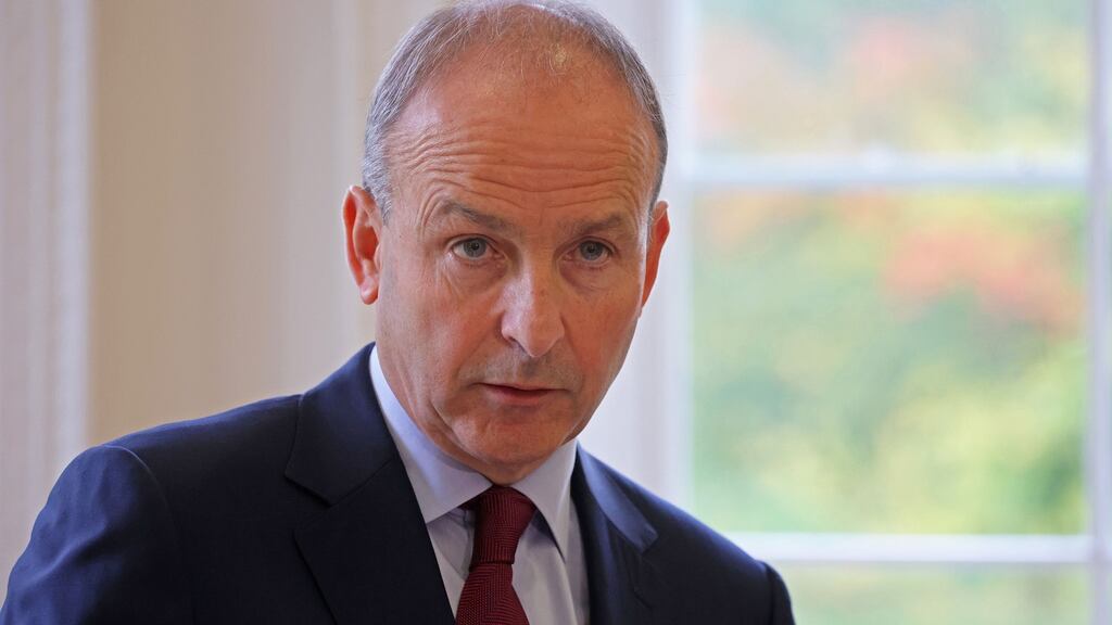 Taoiseach Micheál Martin: ‘We will contribute globally to a global reduction. It’s a global pledge.’ Photograph: Nick Bradshaw
