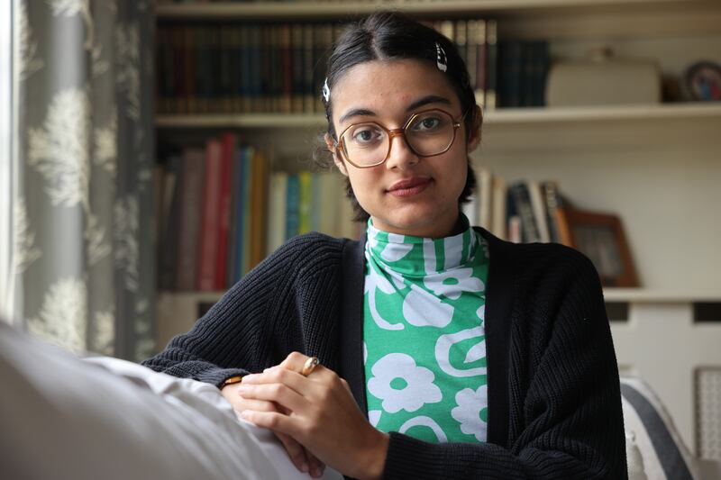 Louise Béguine: 'I trusted the mail. I felt confident that I had finally found a place to live. I was so stressed that I really wanted to believe in it.' Photograph: Dara Mac Dónaill