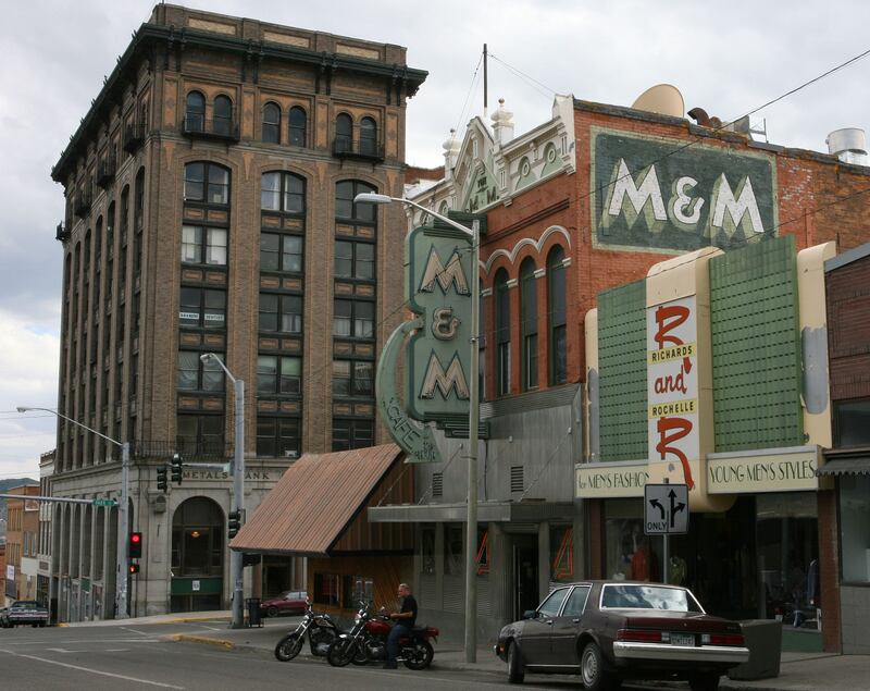 Open since 1890: the original M&M diner in Butte, Montana, in 2006. Photograph: Stephen Hilger/Bloomberg via Getty