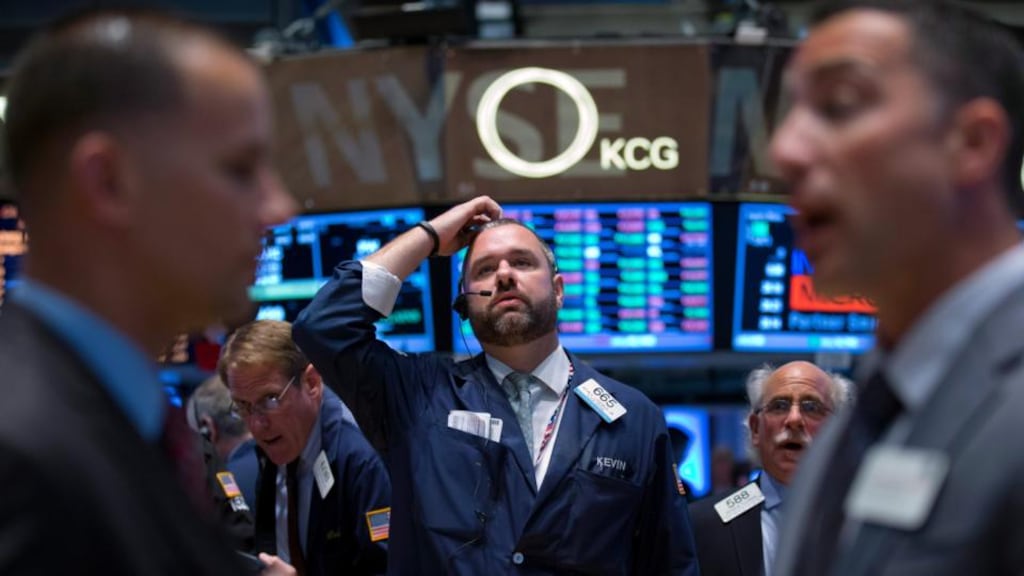 Traders on the floor of the New York Stock Exchange: many market nuggets are more likely to mislead than to enlighten. Photograph: Jin Lee/Bloomberg