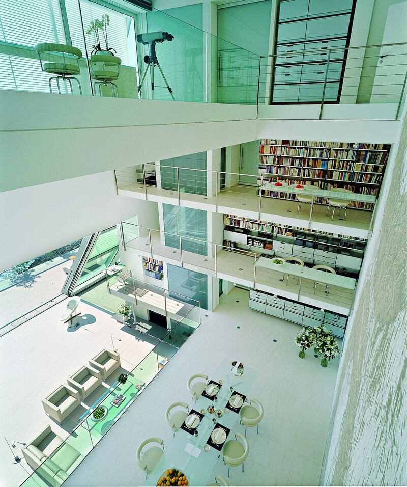 Norman Foster. Inside La Voile at Cap Ferrat, in France. Photograph: Neil Young/Foste+Partners