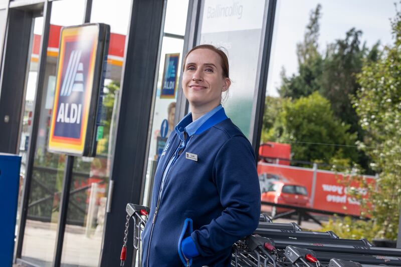 Elaine Mullins, assistant store manager, at Aldi Ballyphehane, Co Cork