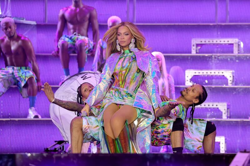 Beyoncé rewired dance music past in a show of stunning ambition and stamina. Photograph: Kevin Mazur/Getty Images for Parkwood