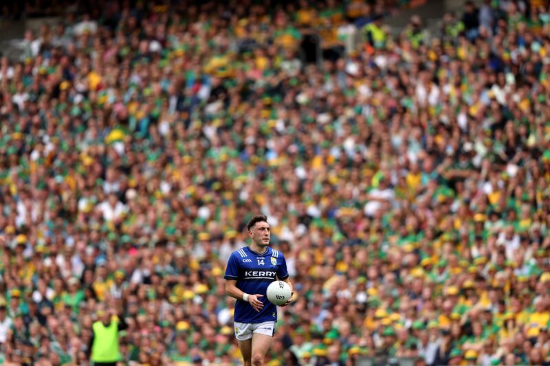 Kerry's Paudie Clifford's 76 possessions with zero turnovers is a remarkable achievement for a player. Photograph: Bryan Keane/Inpho