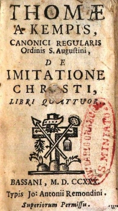 De Imitatione Christi