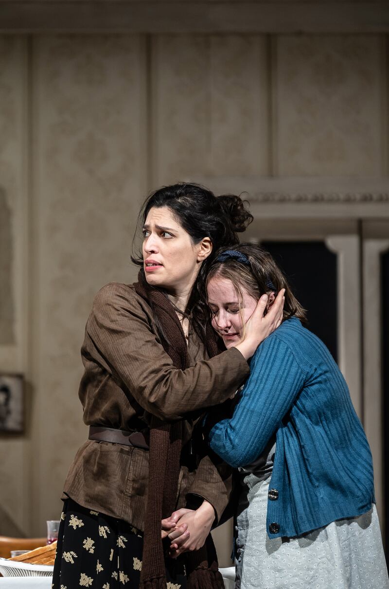 Na'ama Goldman (Cesira) and Jade Phoenix (Rosetta) in La Ciociara. Photograph: Clive Barda/ArenaPAL