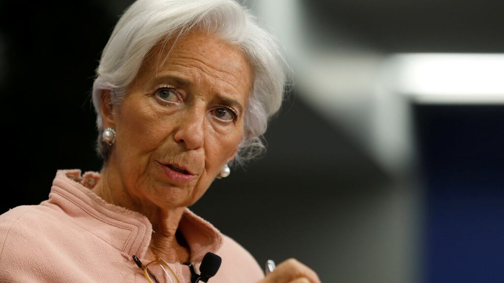 International Monetary Fund (IMF) managing director Christine Lagarde. Photograph: Jonathan Ernst/Reuters