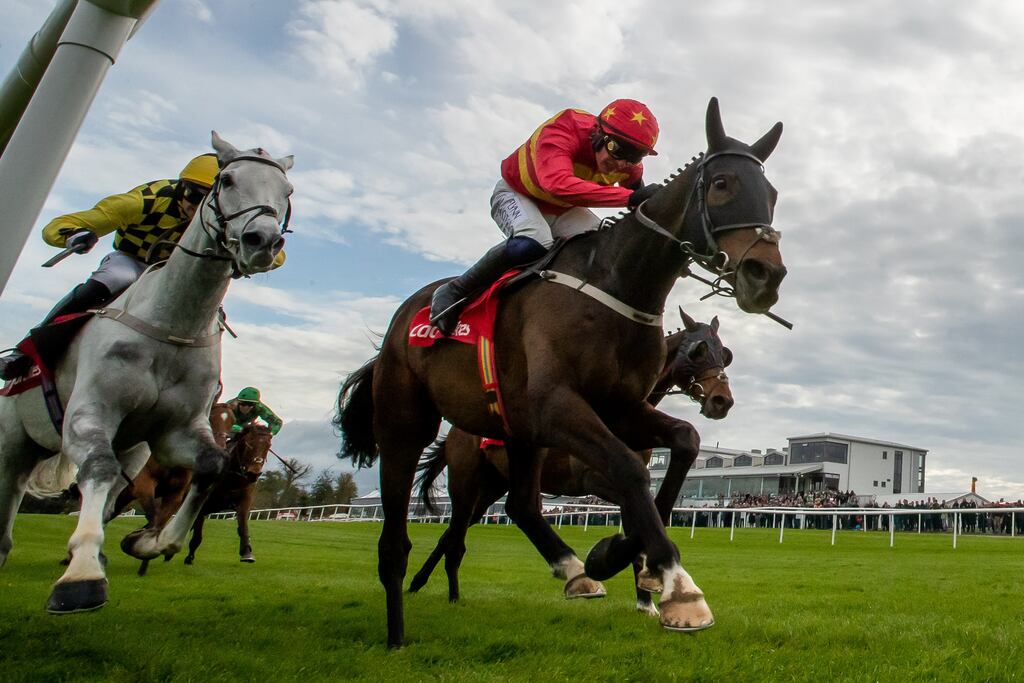 Paul Townend on Klassical Dream wins the Ladbrokes Champion Stayers' Hurdle at Punchestown. Photograph: Morgan Treacy/Inpho