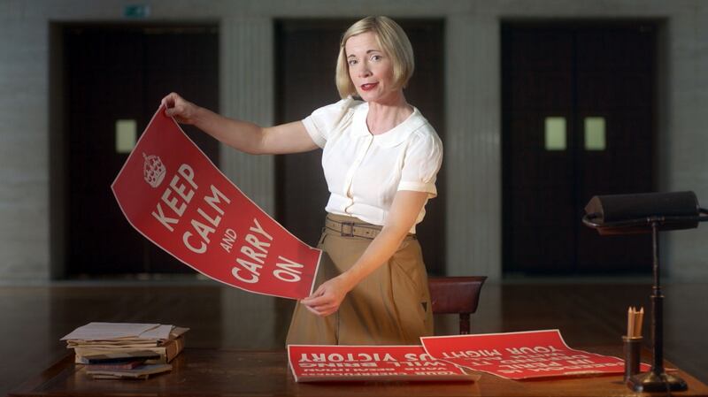 Blitz Spirit with Lucy Worsley. Photograph: Brook Lapping/Screengrab