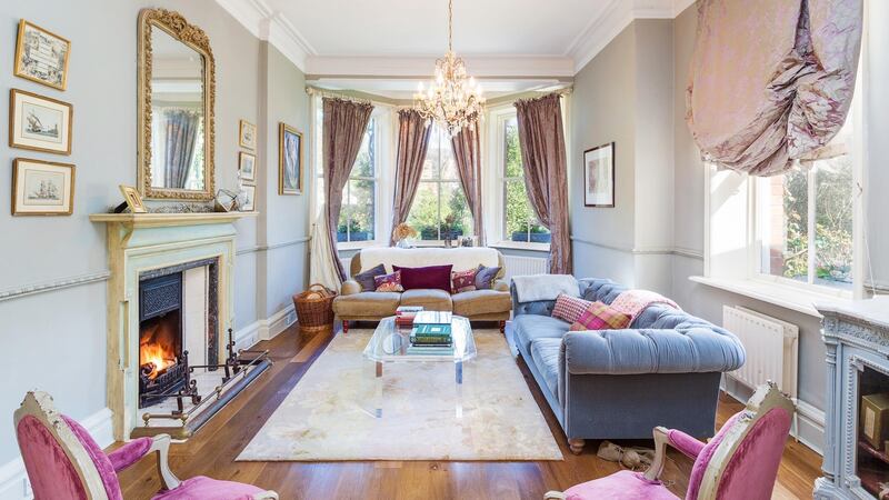One of Ulverton’s five reception rooms in   Dalkey, Co Dublin.
