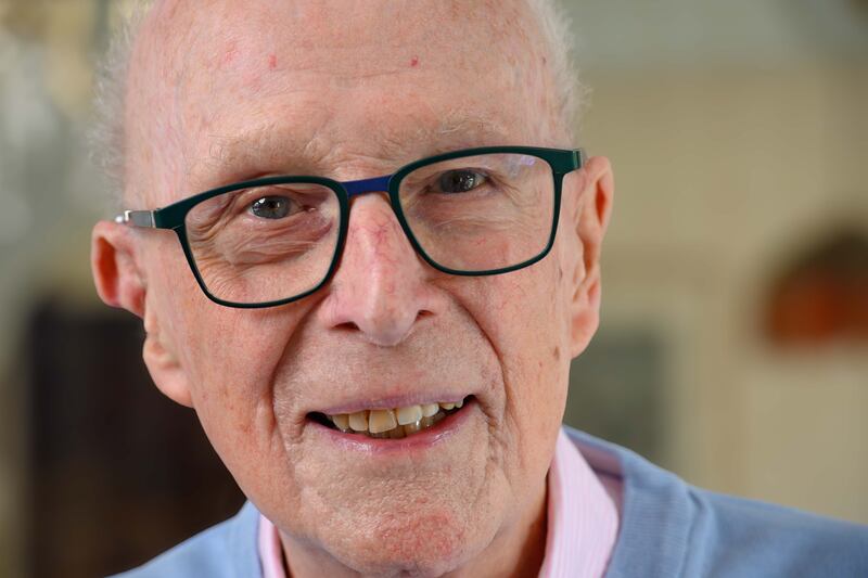 Joe Davis says communications have changed hugely over his 103 years: 'I have an iPad and everything is on it; I hardly turn on the TV at all, except maybe for a match.' Photograph: Daragh Mc Sweeney/Provision