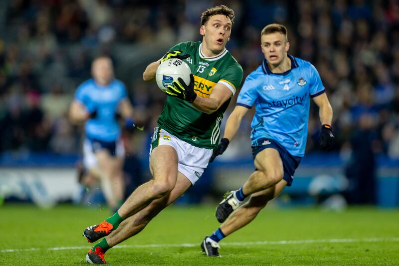 Kerry’s David Clifford in action against Dublin. The Kingdom's hopes will rest largely upon the shoulders of their gifted talisman. Photograph: Morgan Treacy/Inpho 