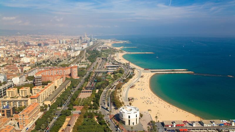 Barcelona’s coastline