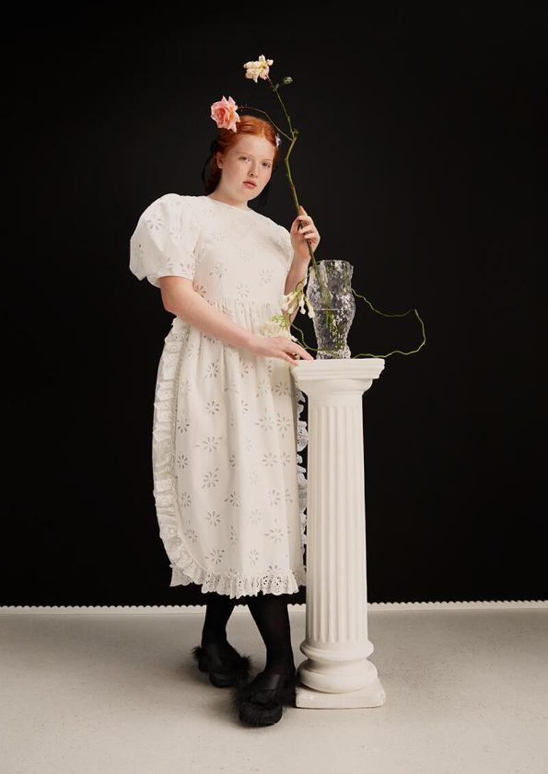 Broderie anglaise dress, €149.