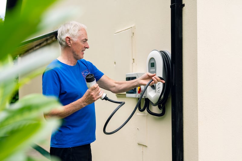 David Moore looks forward to using his new EV 