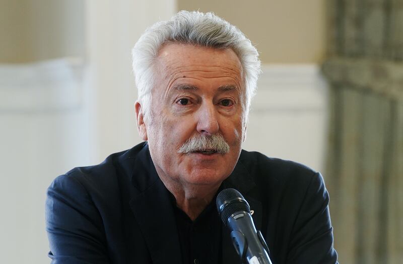 Tim Chapman, independent restorative justice practitioner, at a news briefing with the Spiritans in Ireland and former Blackrock College pupils. Photograph: Brian Lawless