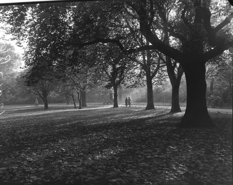 St Stephen's Green, Dublin, October 18th, 1953. Photograph: Independent News and Media/Getty