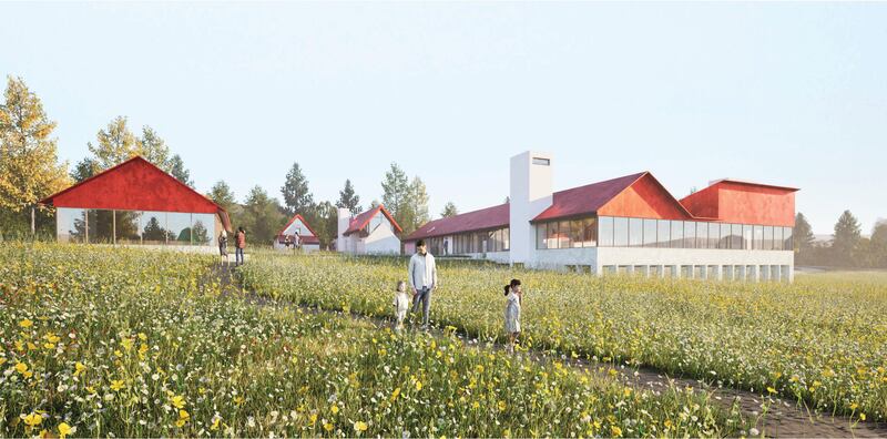 Fiona O'Connor's vision includes public library, a writers’ retreat, lecture hall, flower press workshop and restaurant