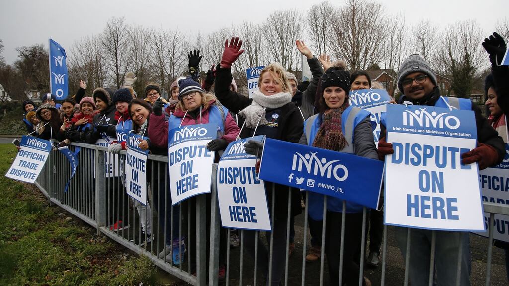 Many industrial relations observers have pointed to the financial package that resolved the nurses’ strike last spring as the catalyst for the difficulties facing the Government’s current pay agreement. File photograph: Nick Bradshaw/The Irish Times.